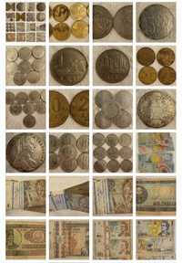 Colecție impresionanta de monede și bancnote