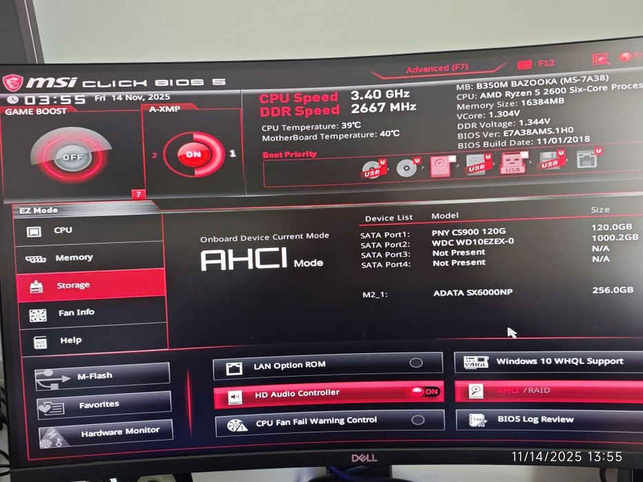 PC amd GPU RX 6600 / CPU Ryzen 5 2600