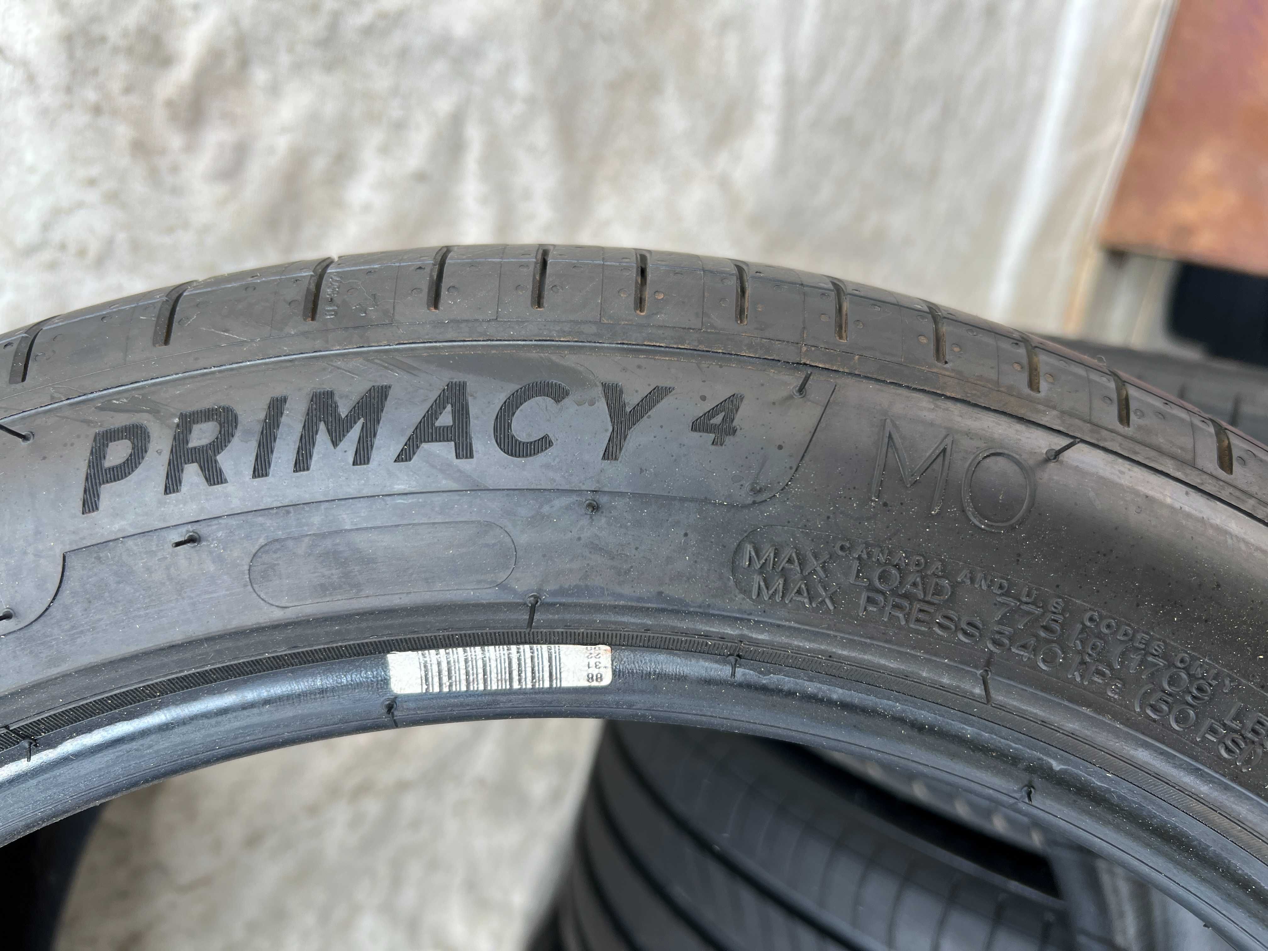 4 нови летни гуми 255/40R18 Michelin Primacy 4 XL MO 99Y DOT2023