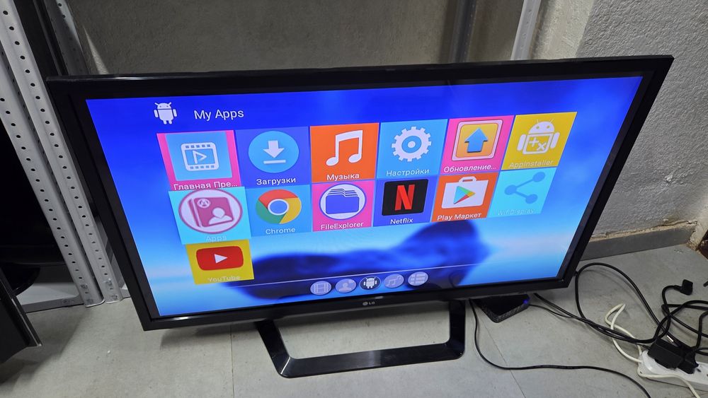 *️⃣ОРИГИНАЛ LG 42LM620 Диогональ 107см + Андроид смарт Приставка/ QTV