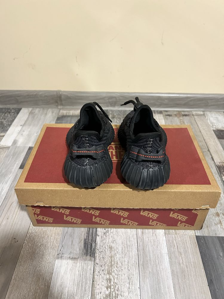 Детски Yeezy 350 v2 "Static Black"
