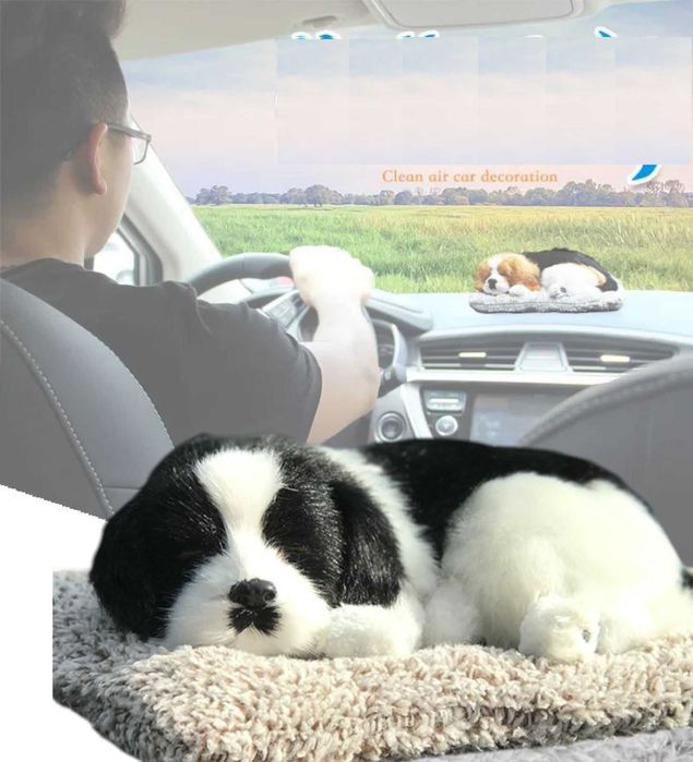 Влагоабсорбатор за кола- възглавничка с кученце и звук, 2 цвята