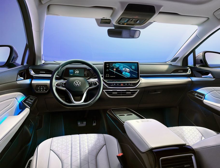 Аренда авто с водителем VOLKSWAGEN ID6. Услуги трансфера. (7 местный)