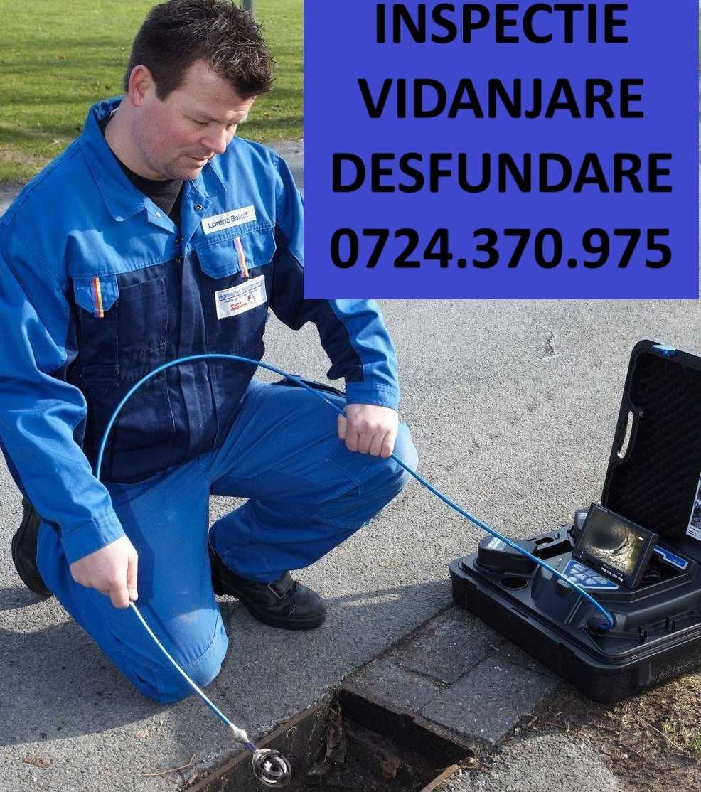 Inspectie Video CCTV  Tevi Tubulatura Canalizare