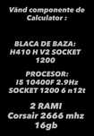 Procesor, Placa de baza, Rami