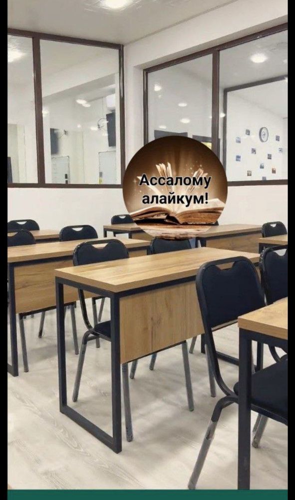 Лофт парта стол 1 кишилик