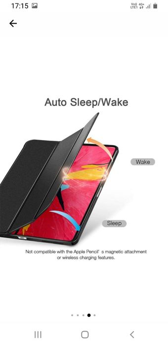 Husa Smart Case iPad Pro Vivanco 12,9 inch black