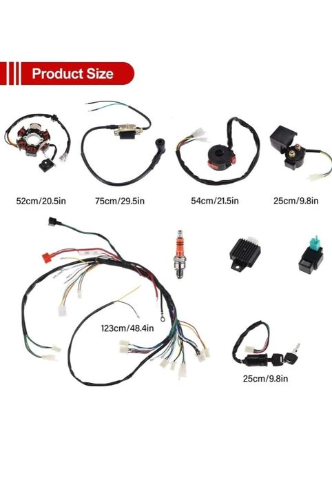 Instalație electrica Scuter/Atv 50-125 cc