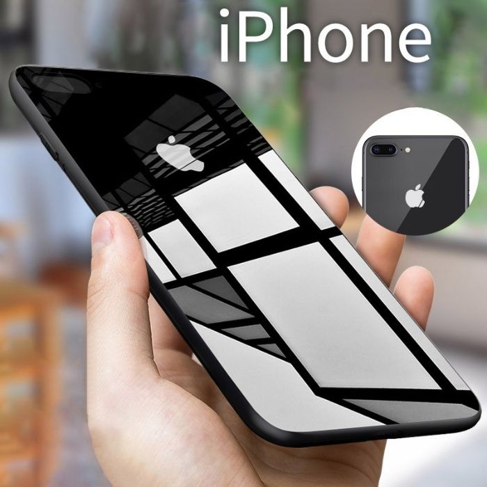 CARCASE pt iPhone X/8PLUS/8/7/7PLUS/6PLUS - Back Glass -Perfect Fit