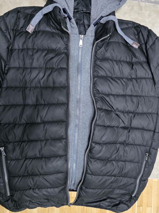 Черно зимно яке XXL