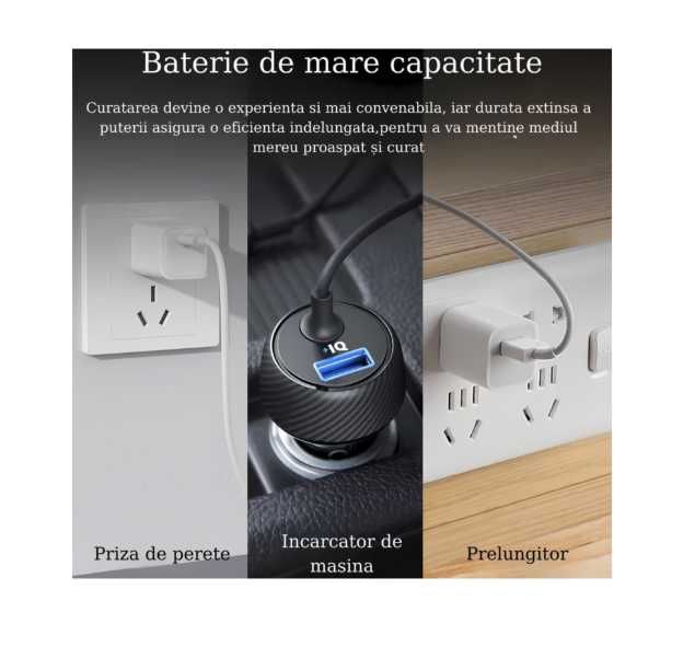 Aspirator 2-1, feelsmart, turbo 51000 RPM, rol multiplu, fara fir