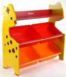 дървен MDF стелаж за играчки / етажерки и органайзери за играчки