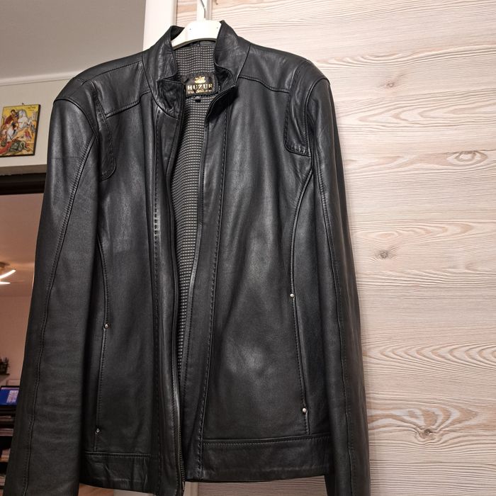 Geaca de piele bărbătească,  masura XL,.