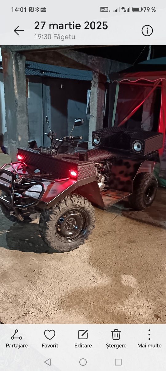 Vând ATV 250 modificat