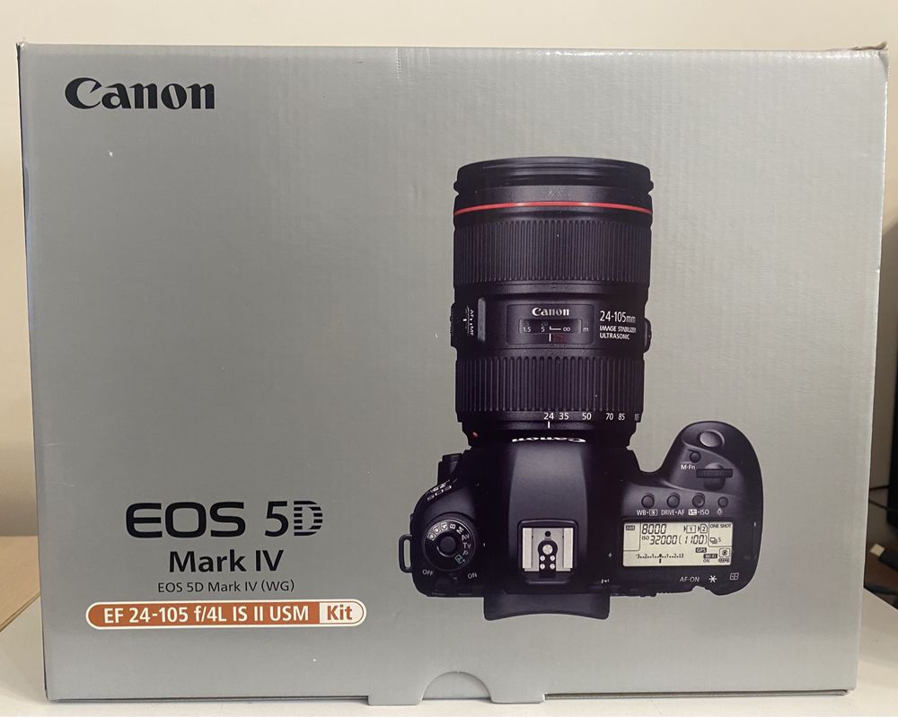 Фотокамера Canon EOS 5D Mark IV Kit черный с гарантией на 12 месяцев