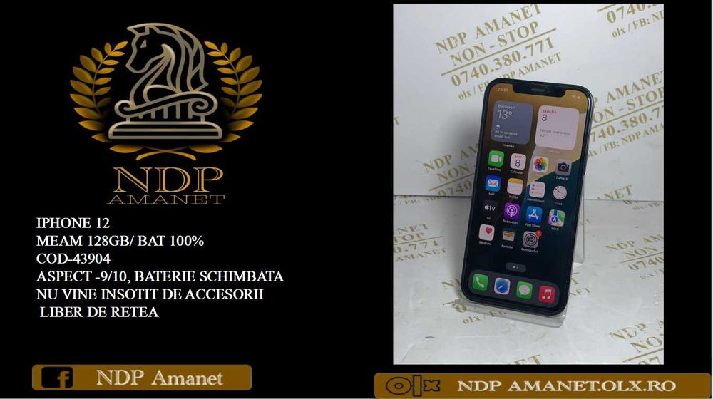 NDP Amanet Calea Mosilor 298 IPHONE 12 (43904)