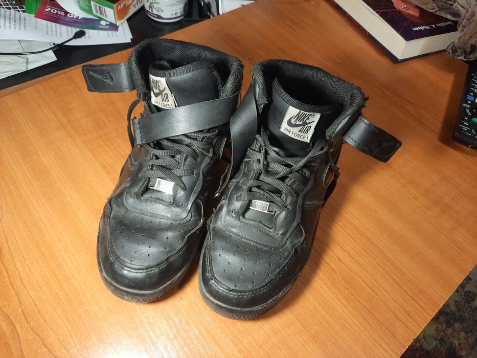 Pantofi, Air Force 1 Black Mid