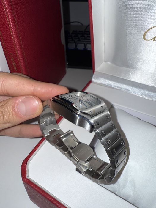 Vand ceas Santos de Cartier Medium 35mm fullbox