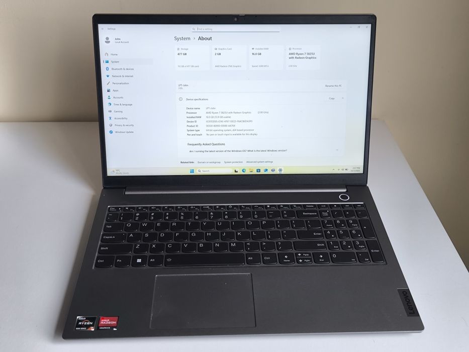 Laptop Lenovo ThinkBook 15 G4 ABA