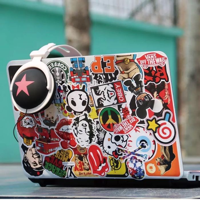 Stickere bicicleta, telefon, auto, laptop