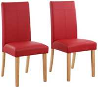 Set de 4 scaune din piele ecologica