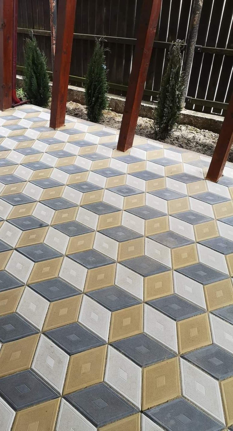 Discount pavele pavaje Cod 042 montaj borduri rigole prefabricate