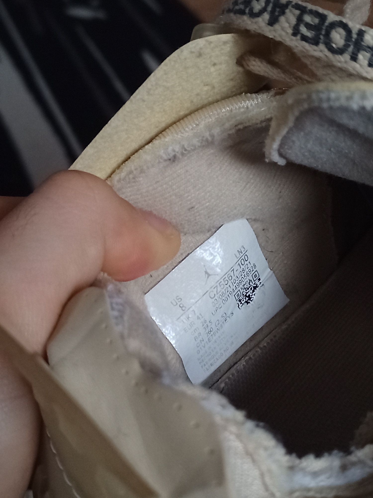Jordan4 offwhite