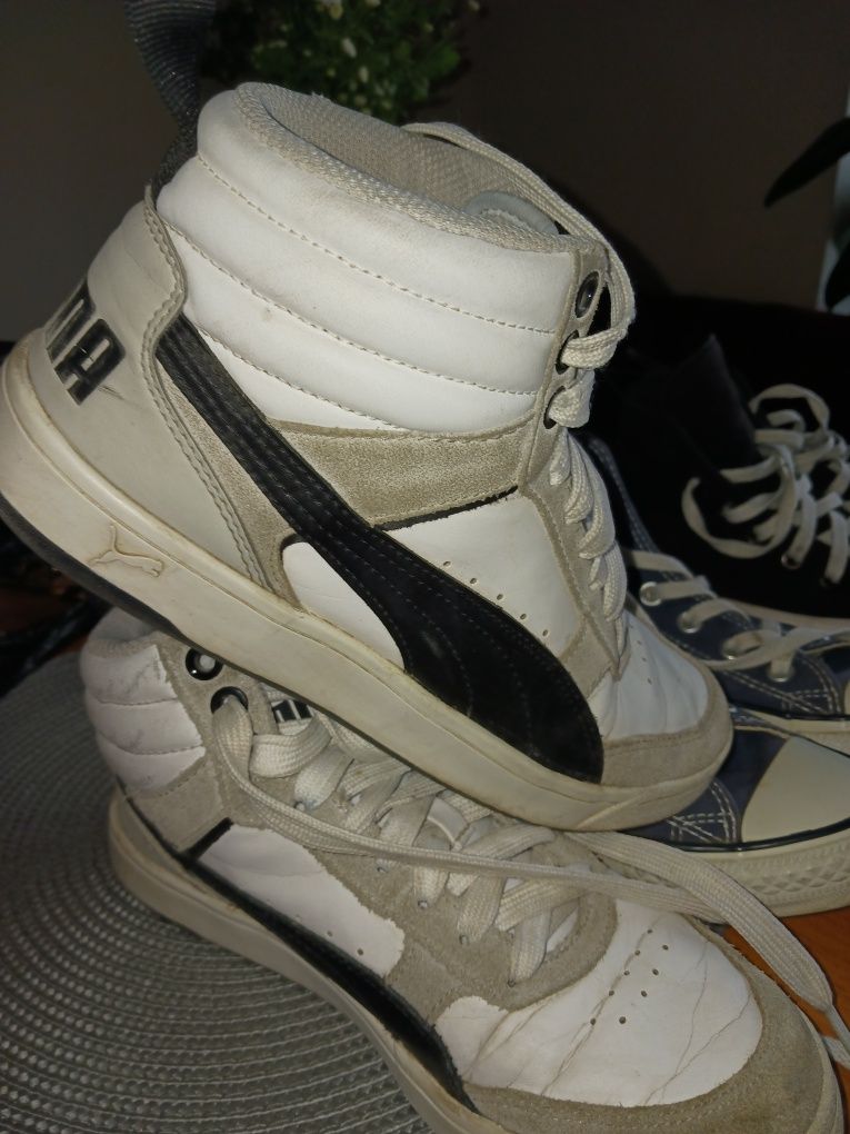 Цената е за трите чифта-Puma,Converse 37-38
