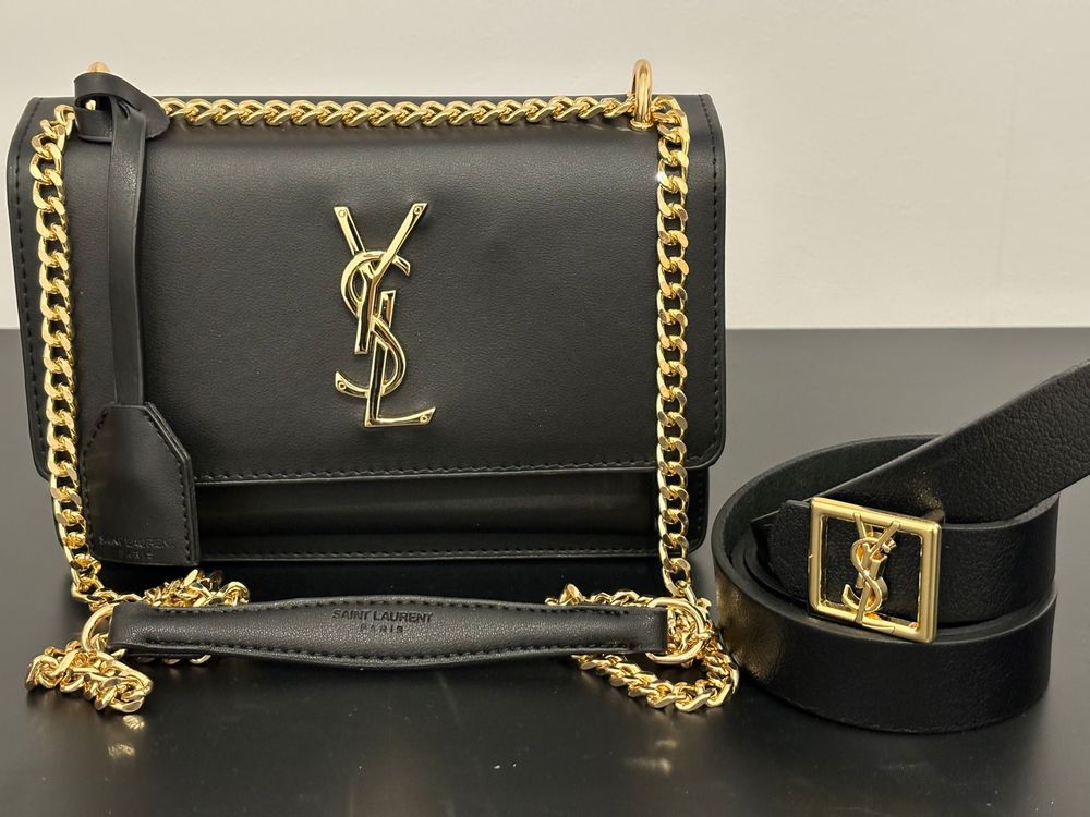 Geanta Ysl / GG Negru/Verde