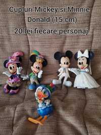 Jucării Mickey,Minnie,Donald(mașinuțe,luptători)