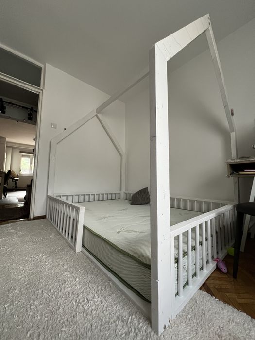 Cadru lemn masiv pentru tarc copii mici, casuta sau pat