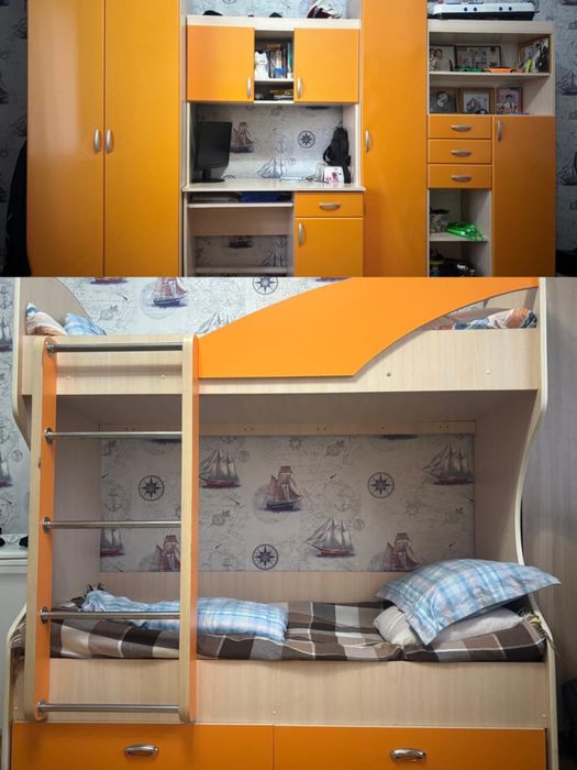 Продам стенку и кровать