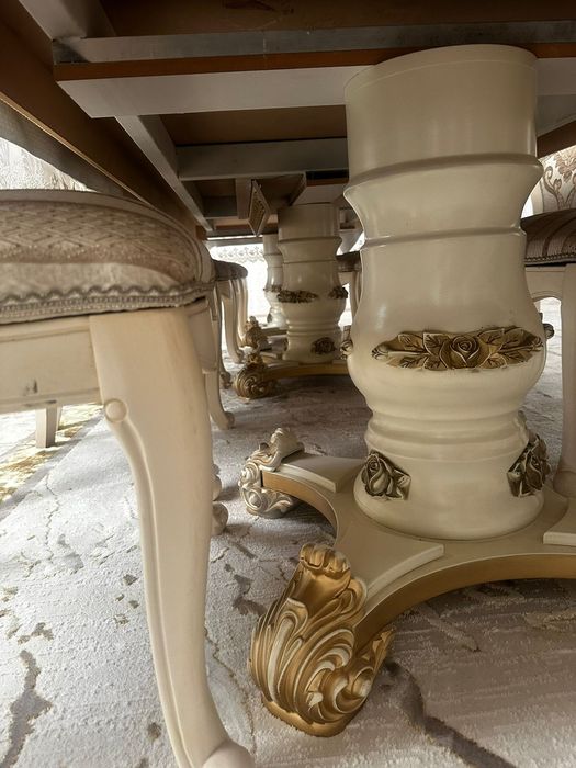 Стол с стульями 5м