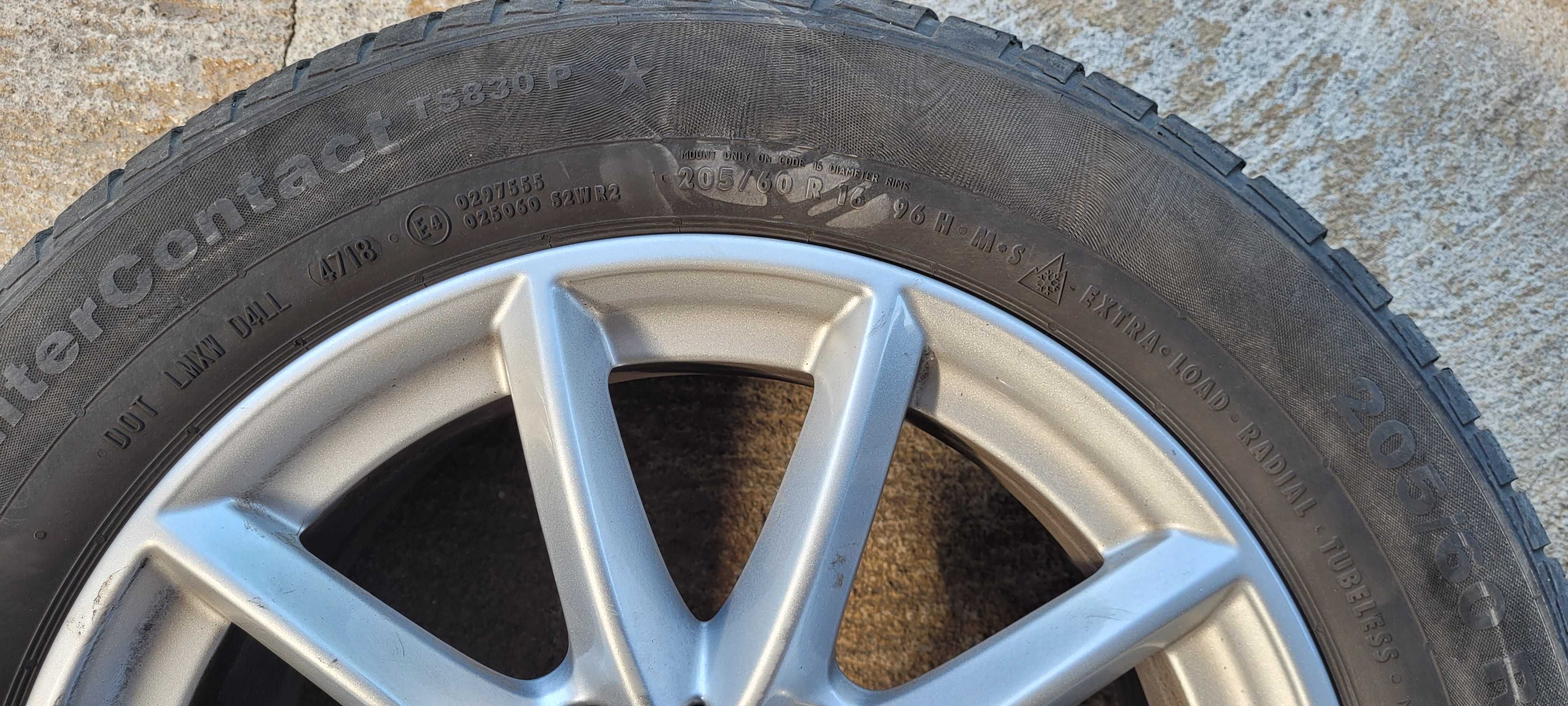 Зимни гуми с джанти BMW: Continental 205/60 R16 96H