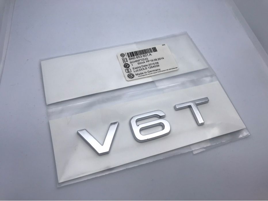 Emblema Audi V6t