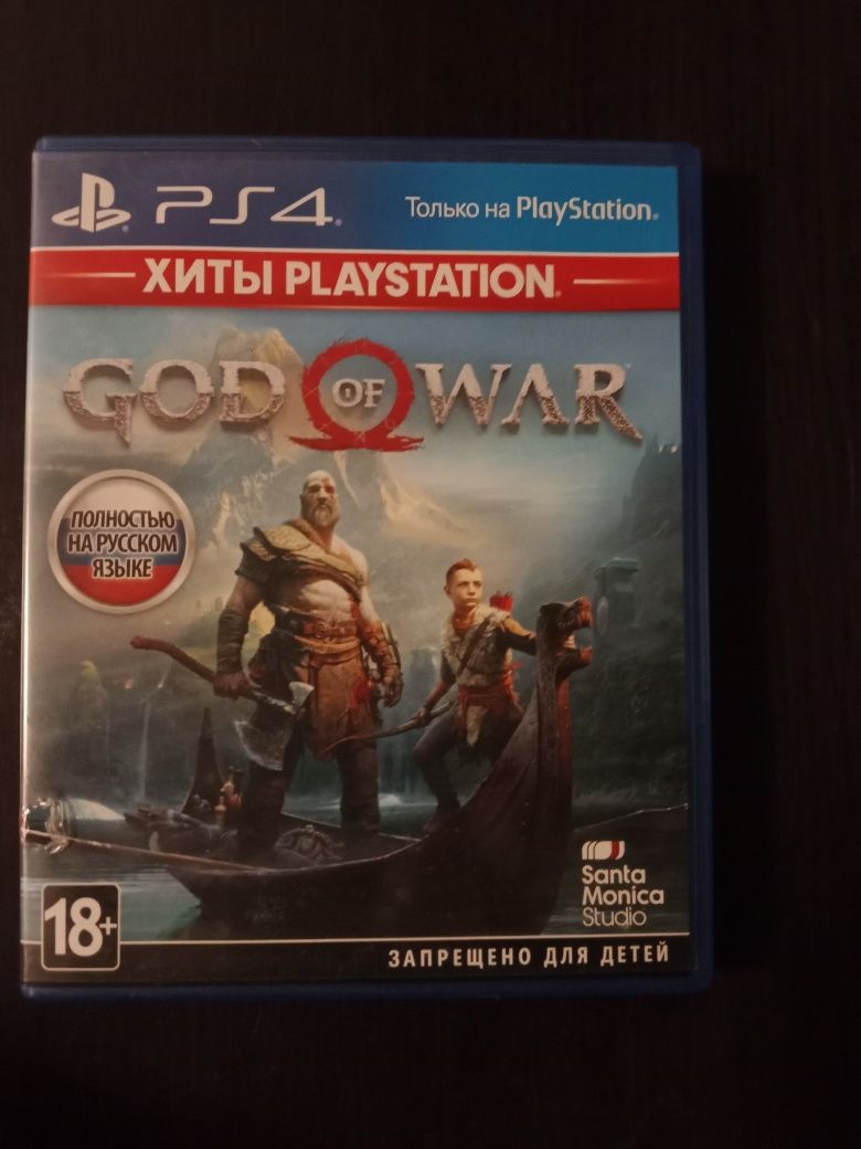 Диск, God Of War, PlayStation 4
