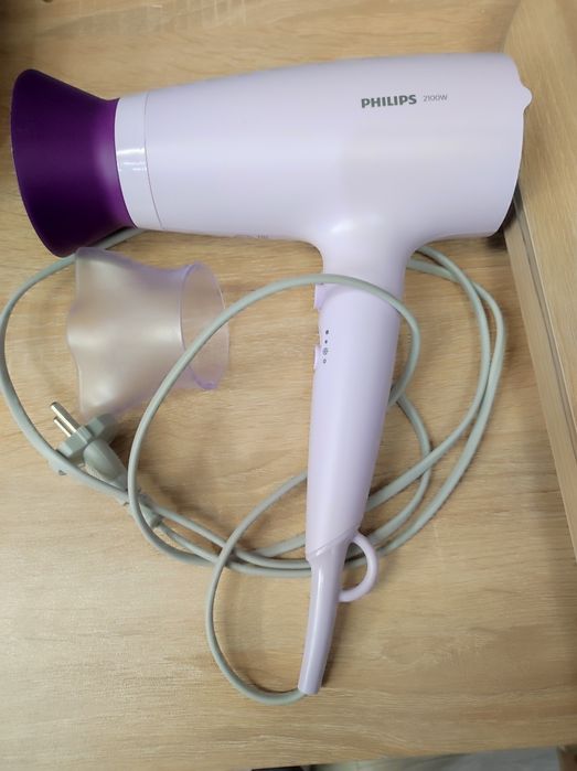 Сешоар Philips BHD341/10, 2100W, Аксесоар Thermo Protect,