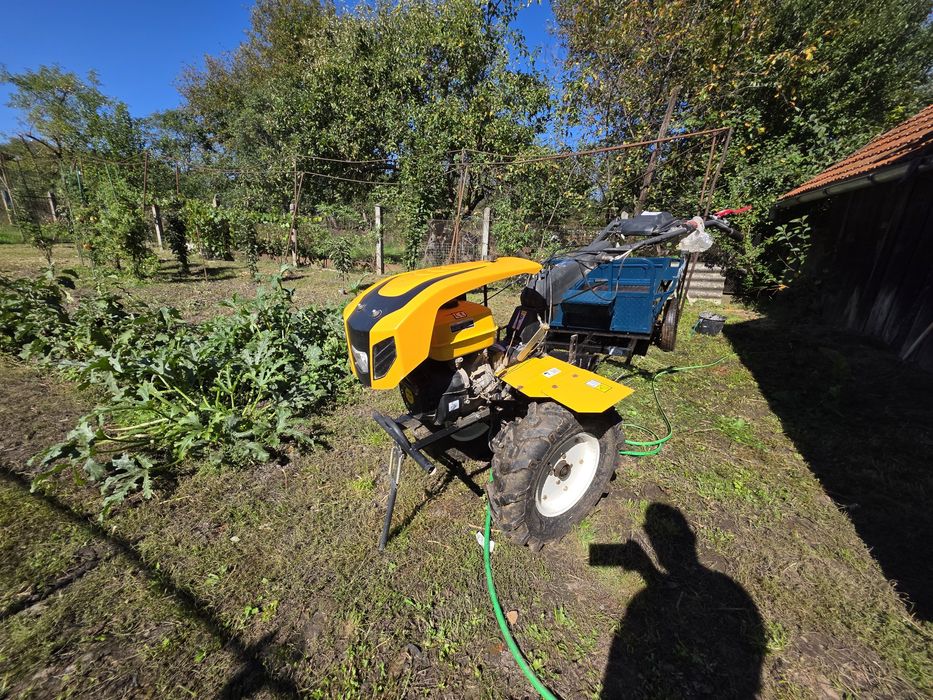 Motocultor AgroPro HS 1100D 16CP + remorca basculabila