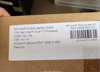 Microsoft surface laptop studio i7/32gb/2TB rtx3050ti