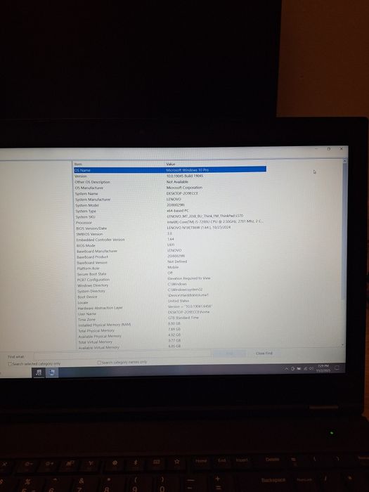 Laptop Lenovo Thinkpad L570 , FullHD , i5-7200U , 8 GB ddr4 , SSD 240