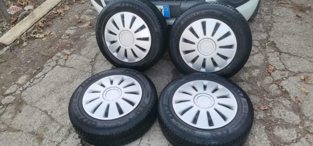 Roti iarna vw r15 și jante golf4