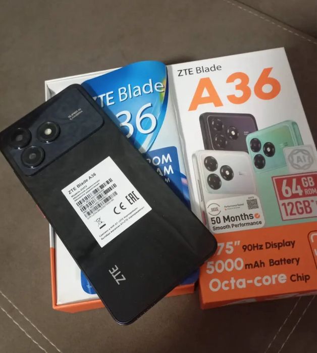 Телефон ZTE Blade A36, 64 Gb