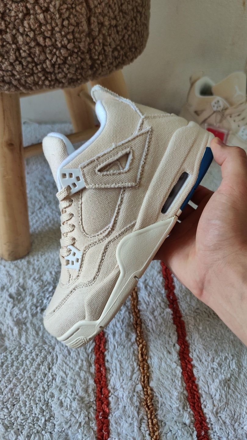 Nike Air Jordan 4 Blank Canvas Размер 38 Нови Оригинални Дамски Обувки