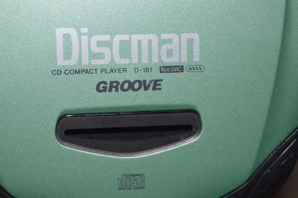 Player CD portabil clasic Sony Discman D-181 + alimentator