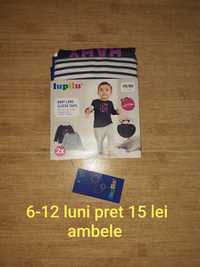 Lot fetița 6-12luni,14 produse la 55 lei