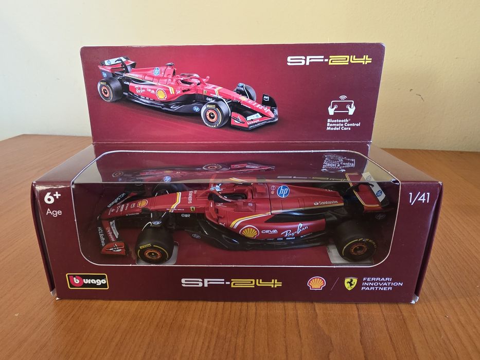 Количка Shell Ferrari SF24 , радиоуправлявма