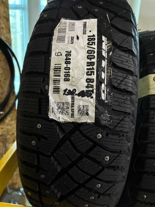 185/60R15 Nitto Spike, Шипованные, новые, без пробега
