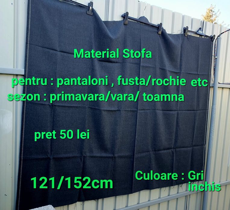 Material Stofa Gri