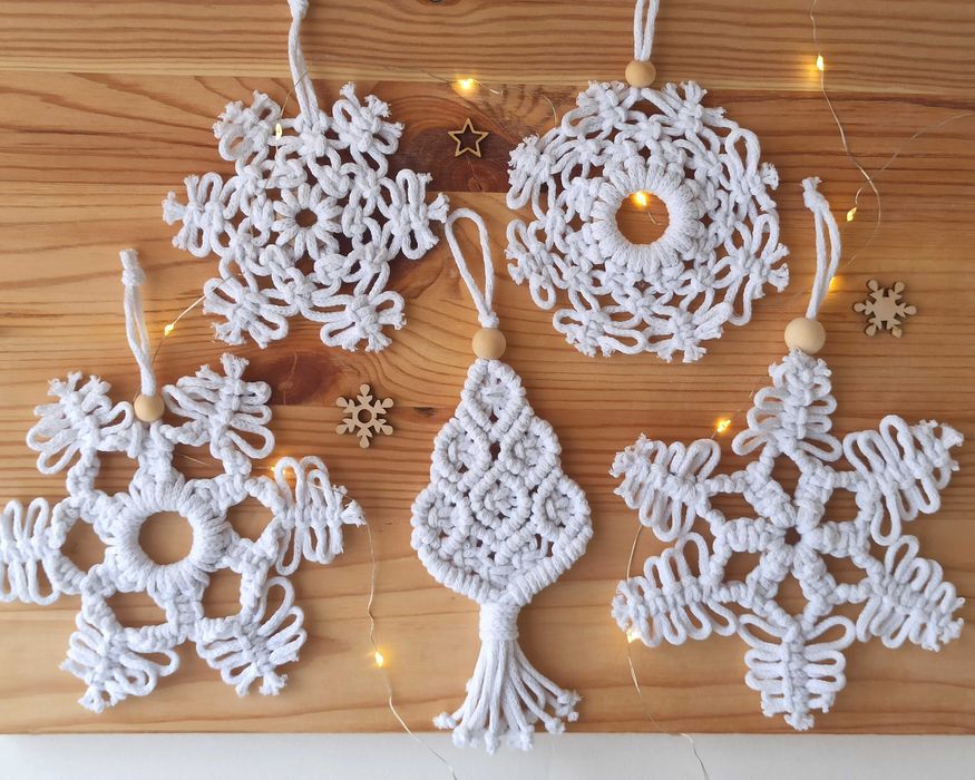 Елочные игрушки ручной работы