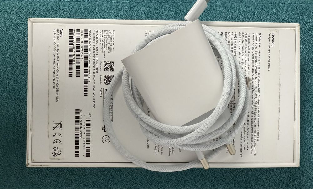 Iphone 15 black 128gb